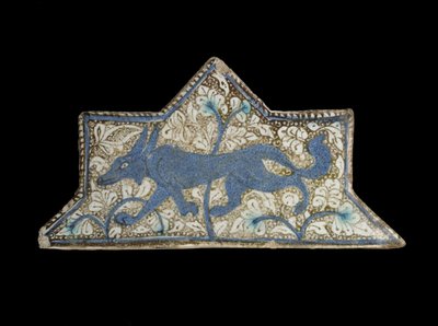 Kakel, Iran, Il-Khanid-dynastin, sent 1200-tidigt 1300-tal (keramik) av Persian School