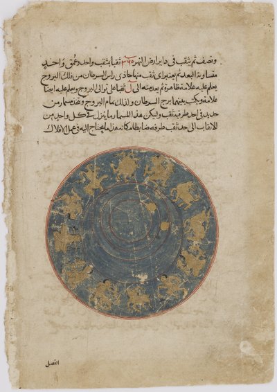 Zal visar upp sina prestationer inför kung Minuchihr, från en Shahnama (Kungarnas bok) av Firdawsi (d.1020) (ogenomskinlig akvarell, bläck, guld och silver på papper) av Persian School