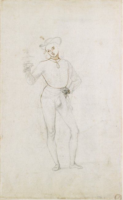 A Study for a Figure in an Adoration of the Magi, c1470-1520 av Perugino