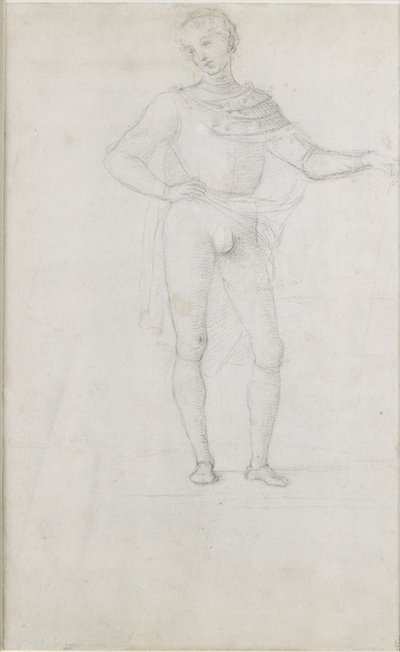 A Study for a Figure in an Adoration of the Magi, c1470-1520 av Perugino