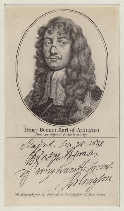 Henry Bennet av Peter (after) Lely