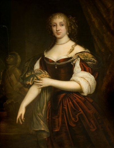 Porträtt av en dam av Peter (manner of) Lely