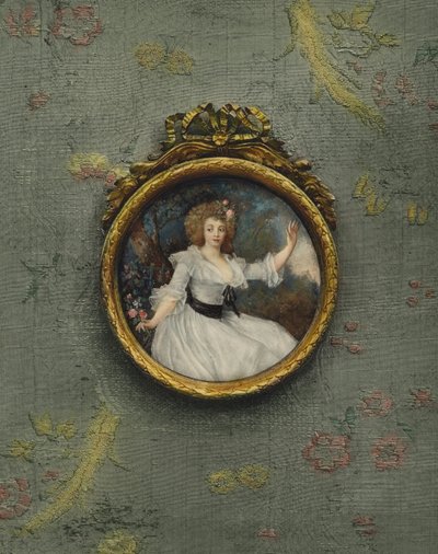 Porträtt av en okänd kvinna av Peter Adolf Hall