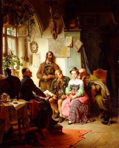 Äktenskapsinstruktionerna, 1866 av Peter Baumgartner