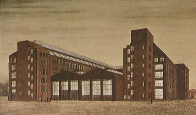 AEG High Tension Factory, Berlin av Peter Behrens