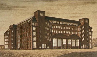 AEG High Tension Factory, Berlin av Peter Behrens