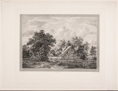 En bondgård av Peter Christian Schøler