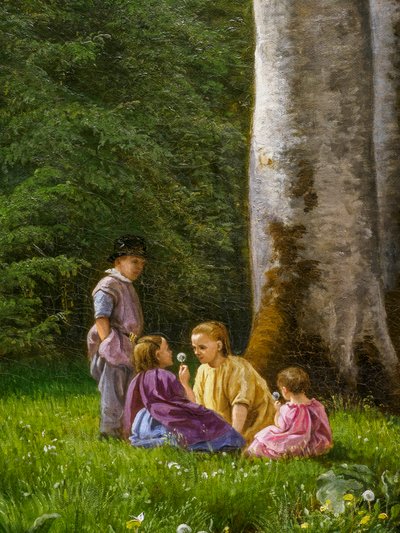 En bokskog i maj nära Iselingens herrgård av Peter Christian Skovgaard