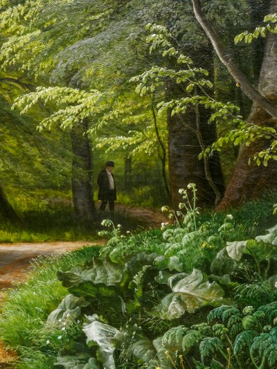 En bokskog i maj nära Iselingens herrgård av Peter Christian Skovgaard