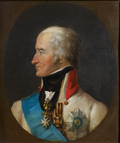 Levin August, greve Bennigsen (1745-1826) av Peter Edward Stroehling