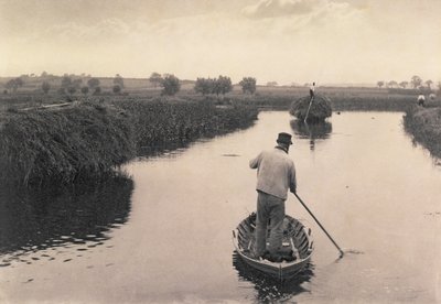 Quartering the Marsh Hay, Life and Landscape on the Norfolk Broads, c.1886 av Peter Emerson und Thomas Goodall