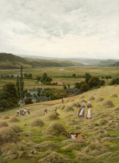 Vale of Llanrest (olja på duk) av Peter Ghent