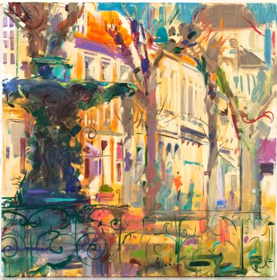 Montreuil-sur-Mer av Peter Graham (Contemporary)