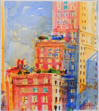Fönster i Upper East Side av Peter Graham (Contemporary)
