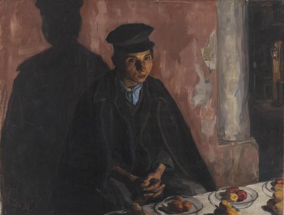 En pojke som säljer frukt. Neapel av Peter Hansen