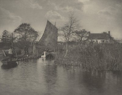 En bredmans stuga,1886 (foto) av Peter Henry Emerson