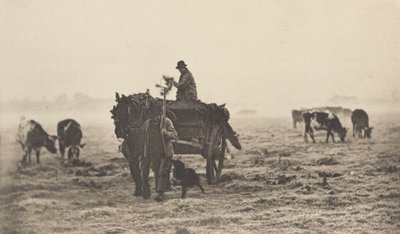 A Frosty Morning, 1890-1891, tryckt 1893. av Peter Henry Emerson