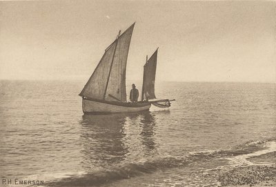 En dimmig morgon vid Nordsjön av Peter Henry Emerson