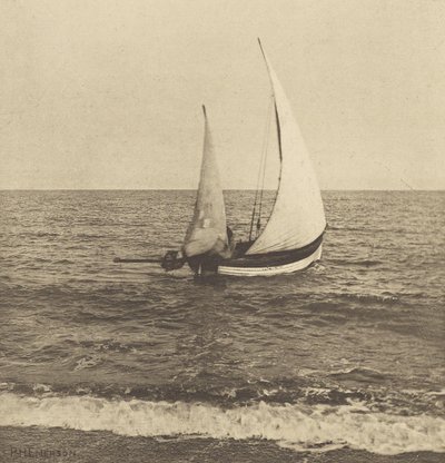 En Suffolk Shrimper som "går av" av Peter Henry Emerson