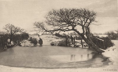En vintermorgon,1887 (foto) av Peter Henry Emerson