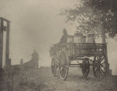 På färjan – en dimmig morgon av Peter Henry Emerson