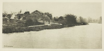 Brickfield vid floden Bure (Norfolk) av Peter Henry Emerson