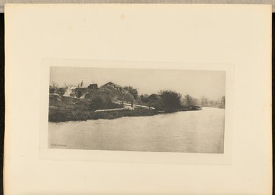 Brickfield vid floden Bure. [Norfolk.] av Peter Henry Emerson