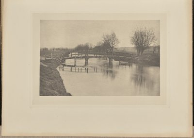 Gångbro nära Cheshunt av Peter Henry Emerson