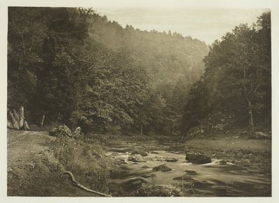 I Dove Dale (på Staffordshire-sidan) av Peter Henry Emerson
