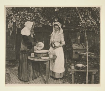 Mrs Peck och Mary Critten av Peter Henry Emerson