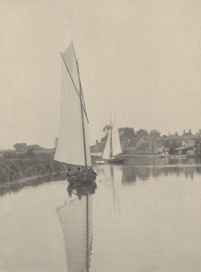 Byn Horning,1886 (foto) av Peter Henry Emerson