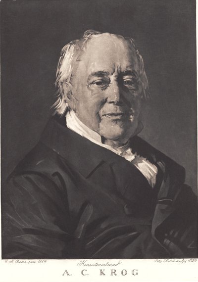 A. C. Krog av Peter Vilhelm Ilsted
