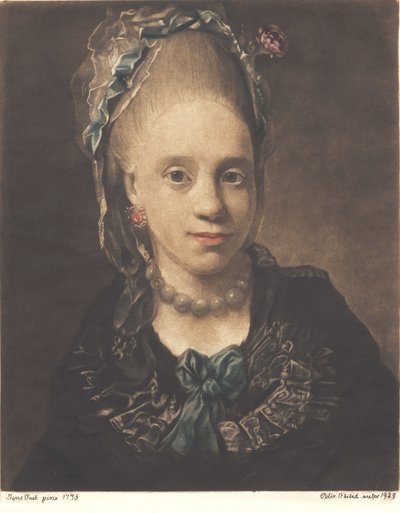 Damens porträtt av Peter Vilhelm Ilsted