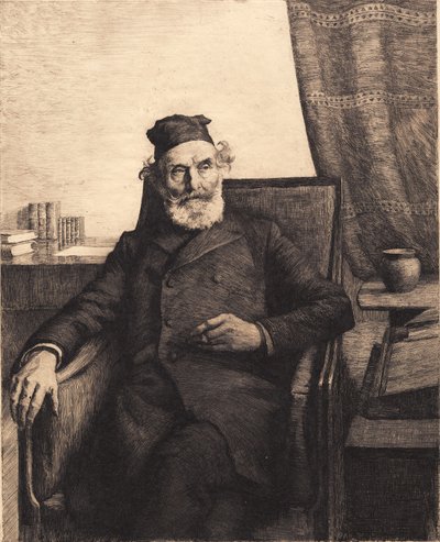 Konstnärens far, Jens Peter Ilsted av Peter Vilhelm Ilsted