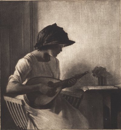 Mandolinspelaren av Peter Vilhelm Ilsted