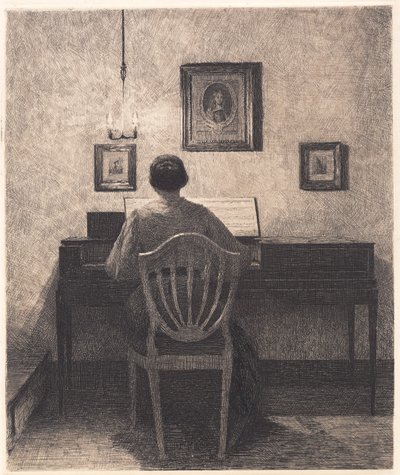 Lekande dam av Peter Vilhelm Ilsted