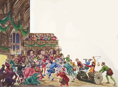 En god gammal jul i en herrgård i Tudor av Peter Jackson