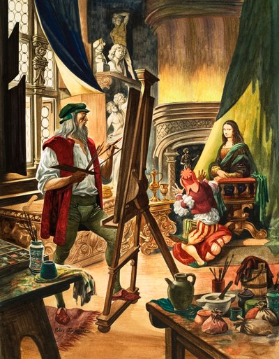 Leonardo da Vinci akichora picha ya Mona Lisaswed av Peter Jackson