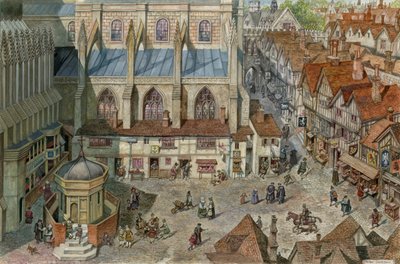 Gamla St Pauls kyrkogård av Peter Jackson