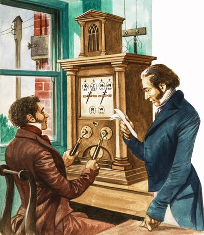 Once Upon a Time... kommunikation för hundra år sedan. Ett viktorianskt telegrafkontor av Peter Jackson