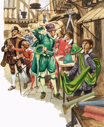 Once Upon a Time... marknads- och gatuhandlare i Tudoråldern av Peter Jackson