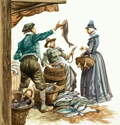 Once Upon a Time... marknads- och gatuhandlare i Tudoråldern av Peter Jackson