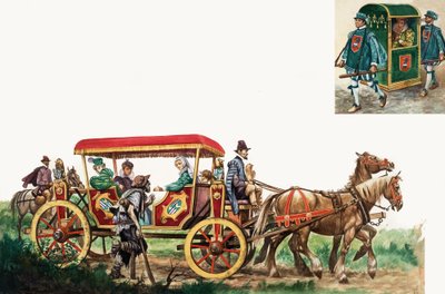Kollektivtrafik: häst, vagn och sedanstol av Peter Jackson