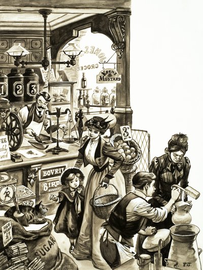Shopping under edvardiansk tid av Peter Jackson