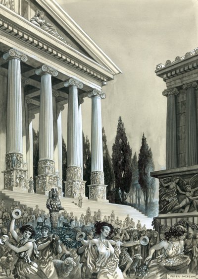 Dianas tempel i Efesos av Peter Jackson