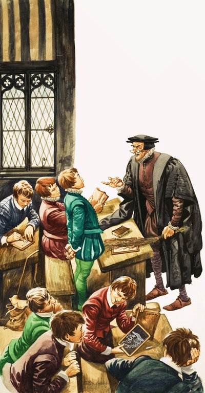 The Wonderful Story of Britain: At School in Tudor Times av Peter Jackson