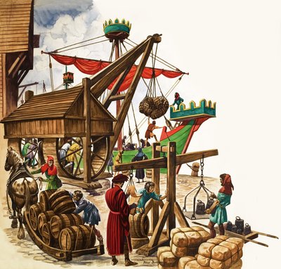 The Wonderful Story of Britain: Tidiga fartyg och sjöhamnar av Peter Jackson