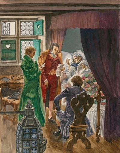 Mozarts död i Wien 1791, endast trettiofem år gammal av Peter Jackson