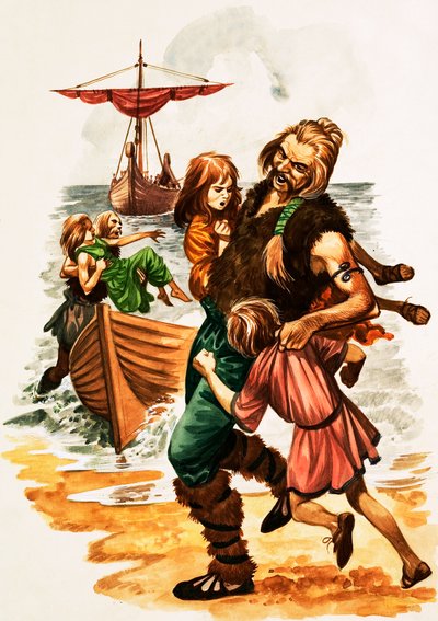 When They Were Young: St Patrick (gouache på papper) av Peter Jackson
