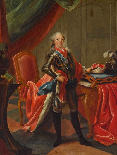 Porträtt av Maximilian III Joseph 1727-1777, kurfurst av Bayern. av Peter Jacob Horemans